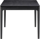 Mingle 55 Inch Modern Rectangular Dinner Table Burnt Black