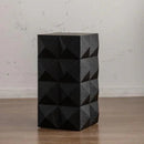 24" Height Three-dimensional Embossed Pattern Design Retro Coffee Table MDF Retro Furniture