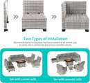 10-Piece Outdoor Patio Set with Fire Pit Table