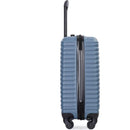 20" Carry on Luggage Lightweight Suitcase, Spinner Wheels, Blue
