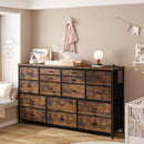 51.1 Inch TV Stand Dresser With 16 Drawers Charging Station