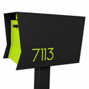 Retrobox-2.0  in TEXTURED MATT JET BLACK - Modern Mailbox