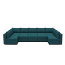 Ainfox U-shaped 12 Seats +12 Sides Modular Sofa Sectional Sofa With Storage Seat
