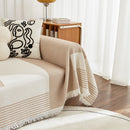 Waffle Lattice Fabric Sofa Cover, Multi-purpose Soft Sofa Throw, Couch Cover Blanket Throws for Couches