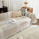 Waffle Lattice Fabric Sofa Cover, Multi-purpose Soft Sofa Throw, Couch Cover Blanket Throws for Couches
