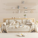 Chenille Jacquard Alphabet Sofa Blanket Cover, L Shape Sofa Cover, Reversible Couch Covers for Dogs