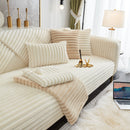 Winter Thickened Rabbit Plush Non-slip Sofa Cushion, Faux Fur Fluffy Furniture Protector