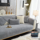 Winter Thickened Rabbit Plush Non-slip Sofa Cushion, Faux Fur Fluffy Furniture Protector