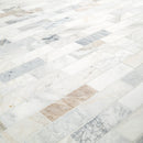 Arabescato Venato White 2"x6" Honed Marble Subway Mesh Mounted Mosaic  Tile - MSI Collection