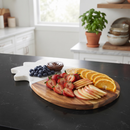 White Marble and Acacia Wood Pineapple Board