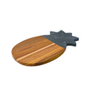 Black Marble and Acacia Wood Pineapple Board
