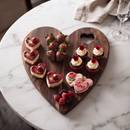 Heart Shaped Acacia Wood Board - 9.75" x 12"