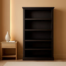 Bevfint 70 Inch Dark Cherry 5 Tier Floor Standing Bookcase