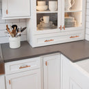 Akicon Copper Kitchen T Bar Cabinet Pulls 100% Solid Brass Drawer Knob