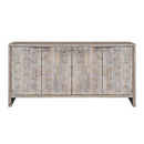 Accent Cabinet Farmhouse Style 4 Door Wooden Cabinet Sideboard Buffet Server Cabinet Storage Cabinet, For Living Room, Entryway, Hallway, Office, Kitchen And Dining Room