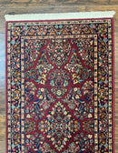 Karastan Runner Rug 2.6 x 8.6, Red Sarouk