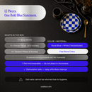 Royal Blue Plate Set