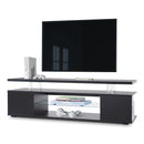 TV Stand for 65 Inch TV LED Gaming Entertainment Center Media Storage Console Table with Large Side Cabinet for Living Room(Black)