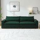 104.72" Mid-Century Sofa Couch Modern Upholstered Couch for Livingroom,Bedroom, Apartment, Home Office GREEN