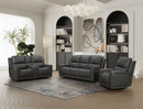 Pierce - Power Sofa With Power Recline, Power Headrest (Drop Down Table With Two Cup Holders)-Zero Gravity, Lumbar