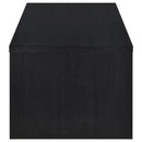 Knapp Lift Top Cocktail Coffee Table with Dual Drawers Black