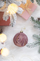 Decorative Hanging Ball Christmas Tree Ornaments For Holiday Party Decorations (Set of 6)