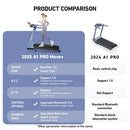 DeerRun A1 Pro Move+  6% Incline Foldable Treadmill——2025 Upgraded Chip & NFC Support | 350Lbs, 10mph