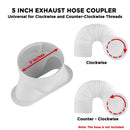 Portable AC Vent Kit for 5" Exhaust Hose