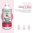 Buried Treasure Hard 2 Beet, 15:1 Concentrated Beetroot Juice Dietary Supplement, 16 oz, 48 Liquid Servings