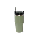 20 Oz Stainless Steel Tumbler with Straw - Sage Green