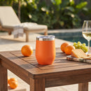 12 Oz Stemless Wine Tumbler - Orange