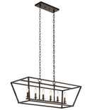 Remeigh 32"W 6-Light Island/Dining Chandelier by Kichler Olde Bronze Finish