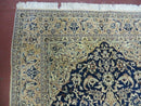 4' X 6' Handmade Ultra Fine India Floral Oriental Wool Silk Rug Hand Knotted