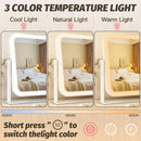 Vanity Mirror With Lights 17x13 Inches White Dimmable