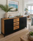 Jaipur Forge Sideboard - 63 x 20 x 36 in