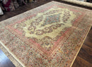 Karastan Rug 8.8 x 12, Pastel Ivory Kirman Rug