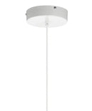 Kordan 8"W 1-Light LED Matte White  Metal Hourglass Mini Pendant Light Fixture by Kichler