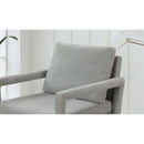 Mid-Century Armchair, 2pcs, Accent Chair with Wood Legs & Soft Cushion for Living Room, Bedroom, Home Office, Study, Grey