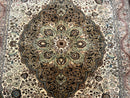 Turkish Sivas Rug 6x9, Floral Medallion, Vintage Handmade Wool Carpet