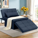 Ainfox 71 inch Dark Grey Convertible Sofa Bed Convertible Chair, Folding & No Installation Ottoman Bed with Adjustable Backrest, Sleeper Sofa