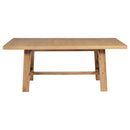 Middleton 7-piece Extension Leaf Dining Set Brown and Beige