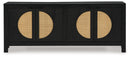 Cliffiings - Accent Cabinet - Black / Natural