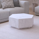 Hexagon Carrara Table