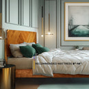 Bifrost Solid Wood Bed Frame With Headboard