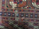 6' X 10' Antique Handmade Bokhara Turkoman Yamud Wool Rug Carpet NICE