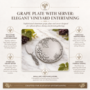Grape Plate with Server