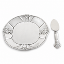 Fleur-De-Lis Plate with Server