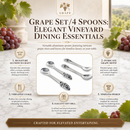 Grape Set/4 Spoons
