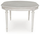 Montelaine - Oval Dining Room Extension Table - Antique White