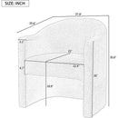 Mirod Stylish Curved Design, Comforting Embrace, Versatile Aesthetic, Dual Purpose Decorative Accent Chair Set of 2, for Living room,Bedroom and study